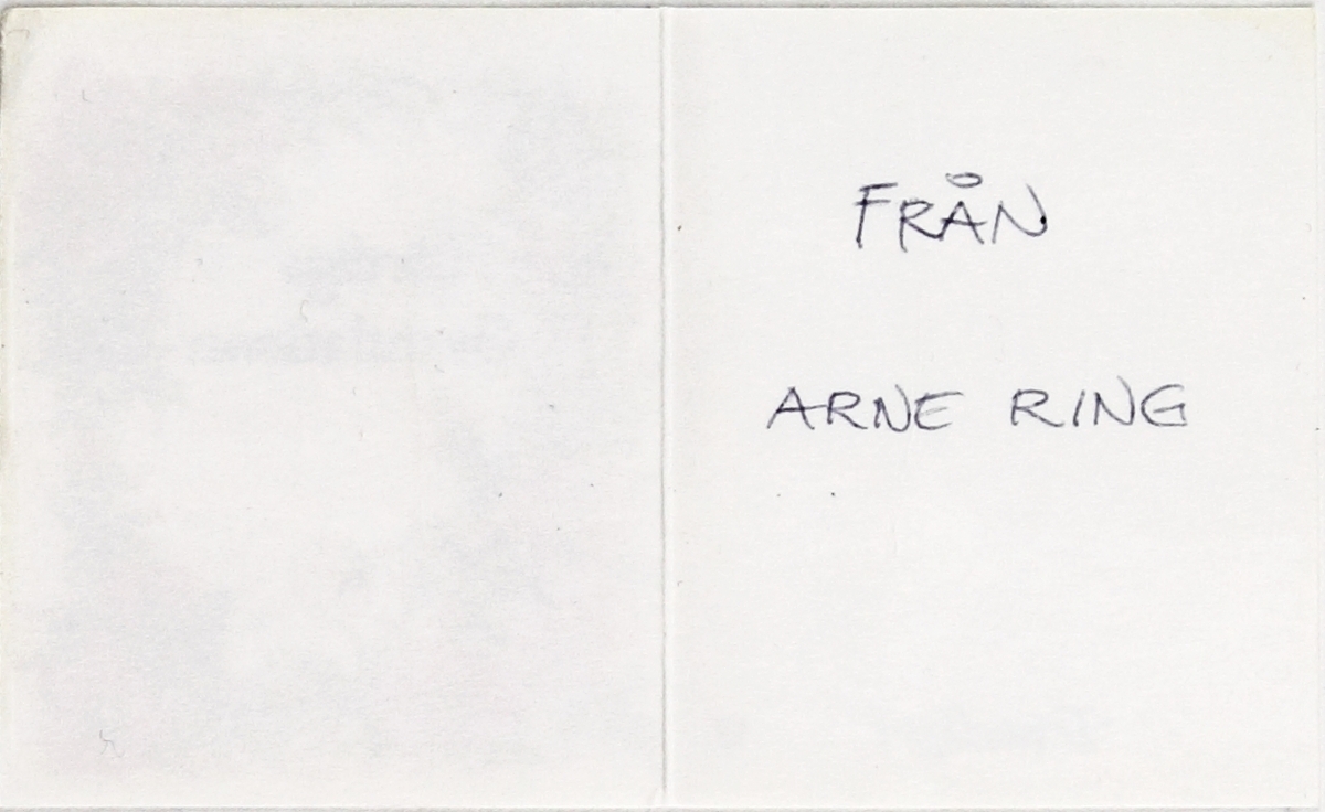 Diplom för Kulturpris från Härjedalens kommun till Rosa Taikon. Diplomet är av vitt papper med kommunvapnet tryckt i grått i bakgrunden. Texten är i svart och diplomet är inramat i en metallisk ram. I det nedre vänstra hörnet sitter en kort med blomdekoration.