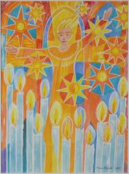 Julens ängel [Målning]