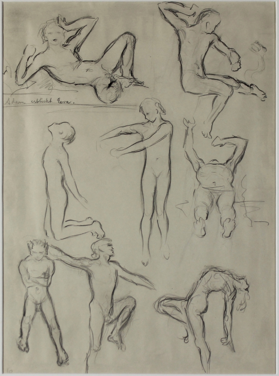 Dansrörelser m.m. [Teckning]