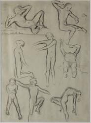 Dansrörelser m.m. [Teckning]
