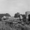 Blixten antände Latorps herrgård. 
13 juli 1959.