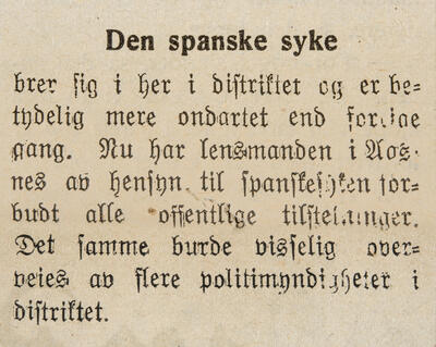 Hedemarkens Amtstidende, 19. oktober 1918