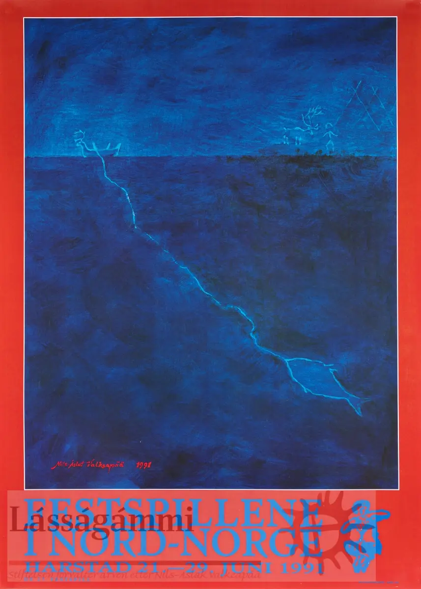 Davvi-Norgga Riemuide plakáhta | Plakat til festspillene i Nord-Norge (1991)