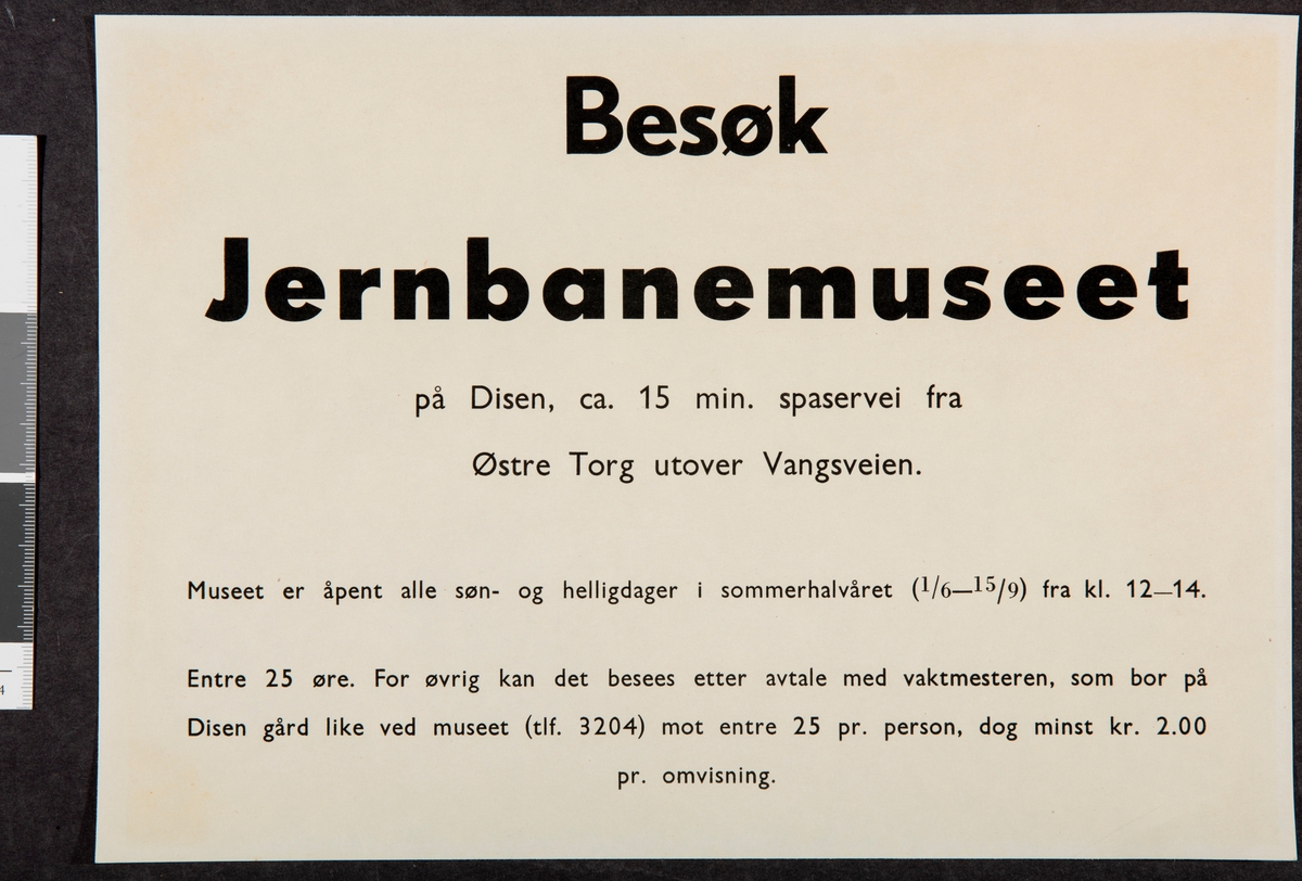 Oppslag,  plakat