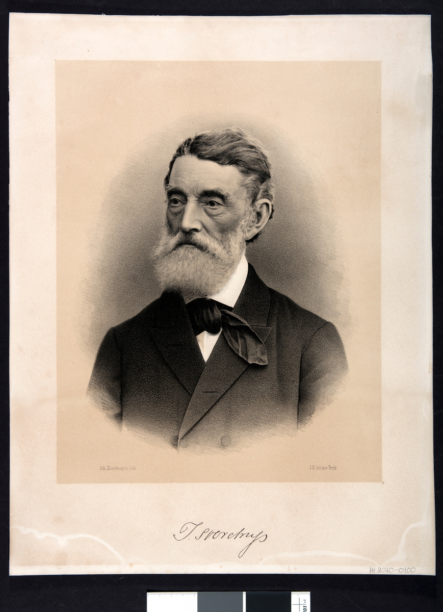 Portrett av J. Sverdrup 