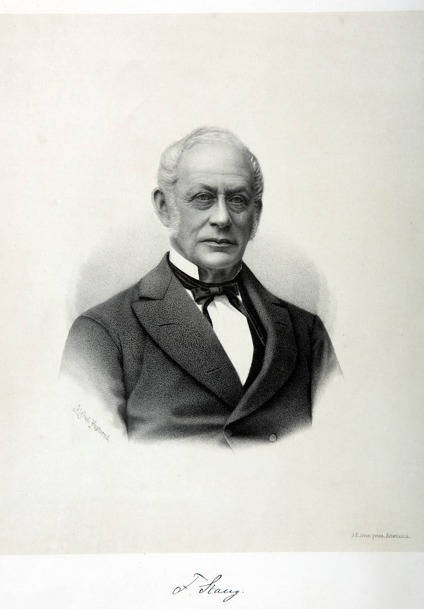 Portrett av Frederik Stang.