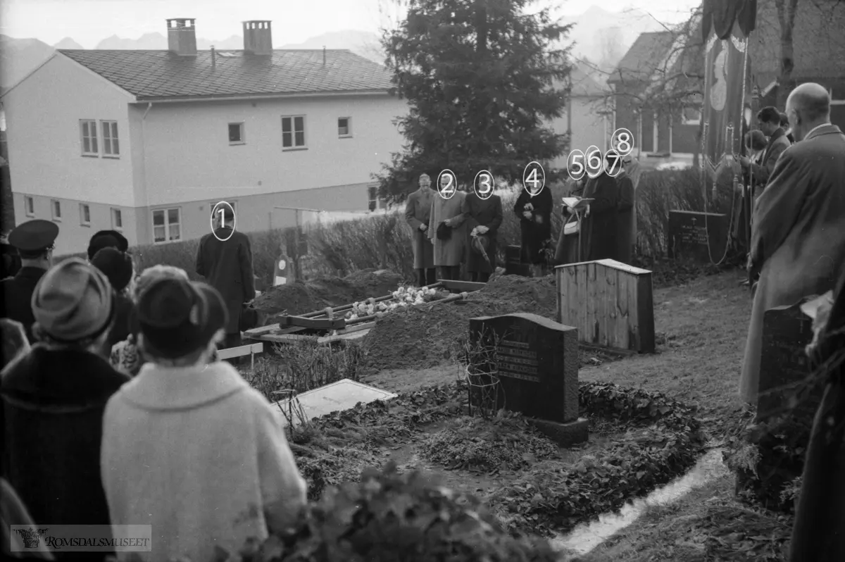 "Januar 1961"."Gravferd rektor Erdal" Gravferden til Aslak Erdal f.07.04.1894 d.11.01.1961.