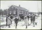 Västerfärnebo sn, Sala kn, Salbo.
Salbo småskola 1917.