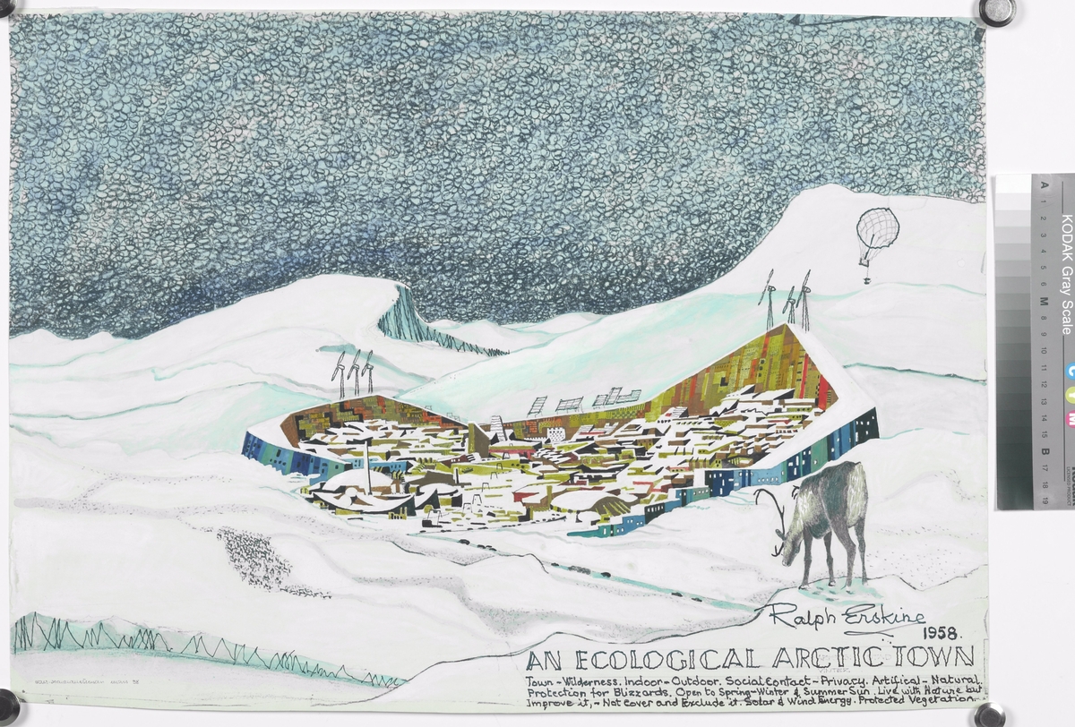 Illustration av stad