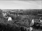 Utsikt över Sköllersta från kyrktornet.
Bilden tagen för vykort.
Förlag: Ellert Torgén.
