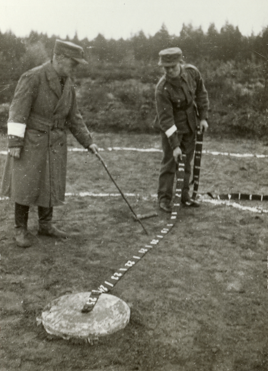 Text i fotoalbum: "Militärkampen".