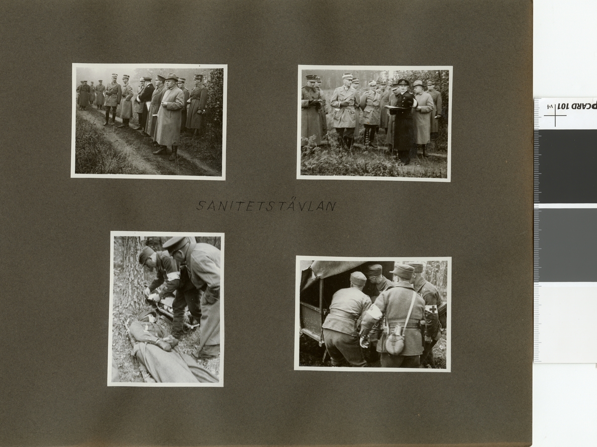 Text i fotoalbum: "Sanitetstävlan".