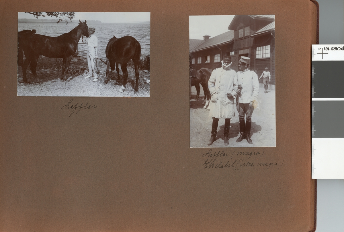 Text i fotoalbum: "Leffler".