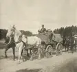 Album innehållande bilder från fältsjukvårdsövningarna år 1909.