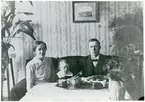 Interiör från familjen Ramström, Västerås. C:a 1916-1924.