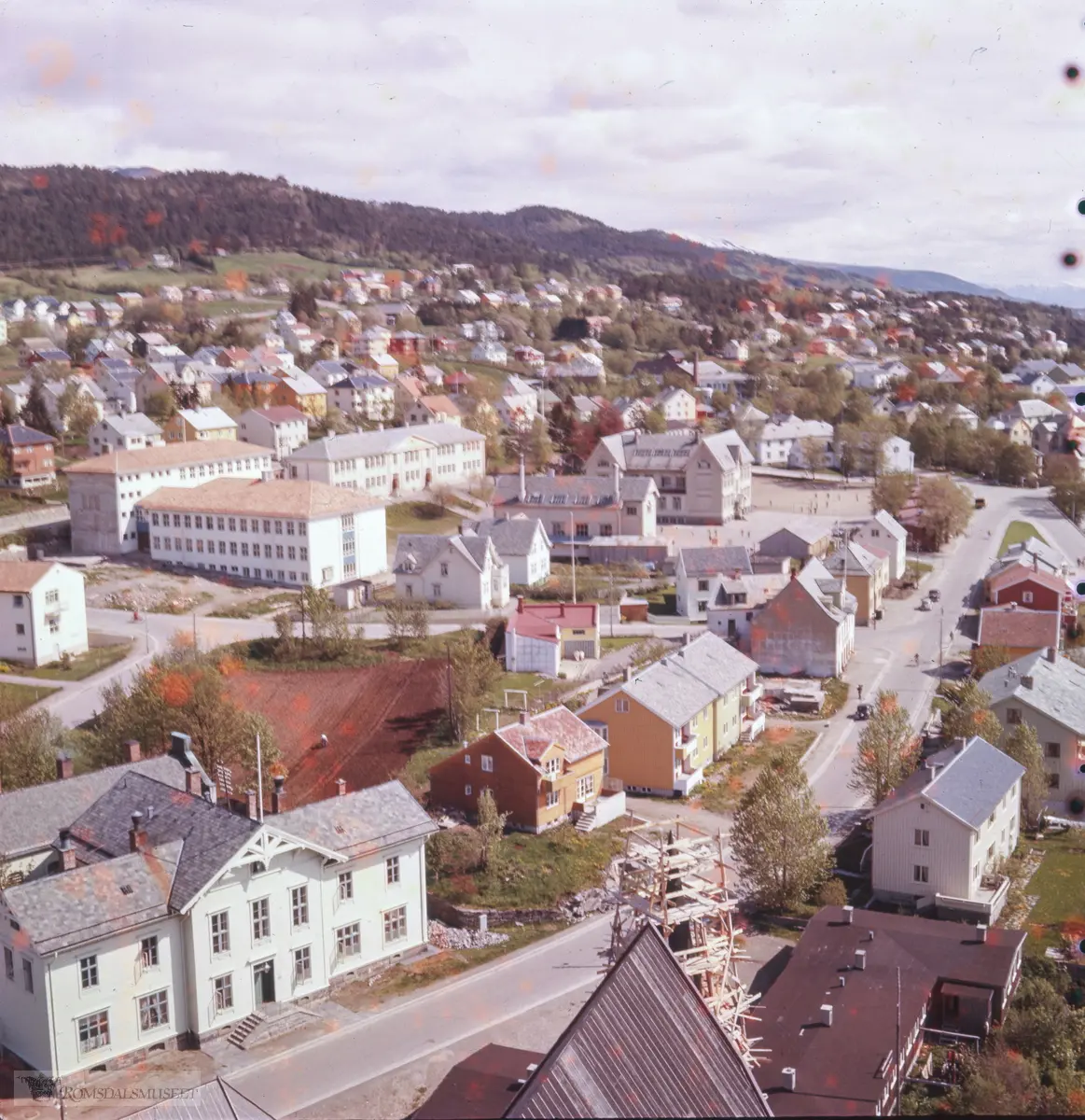 Molde by sett fra kirketårnet.