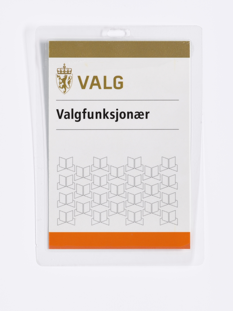 Riksløven med krone. Geometriske mønstre.