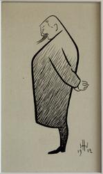 Kronolänsman Norqvist i Gillberga Härad [Teckning]