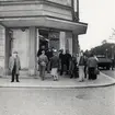 Växjö systembolag, 3 okt. 1955. Första dagen utan motbok.