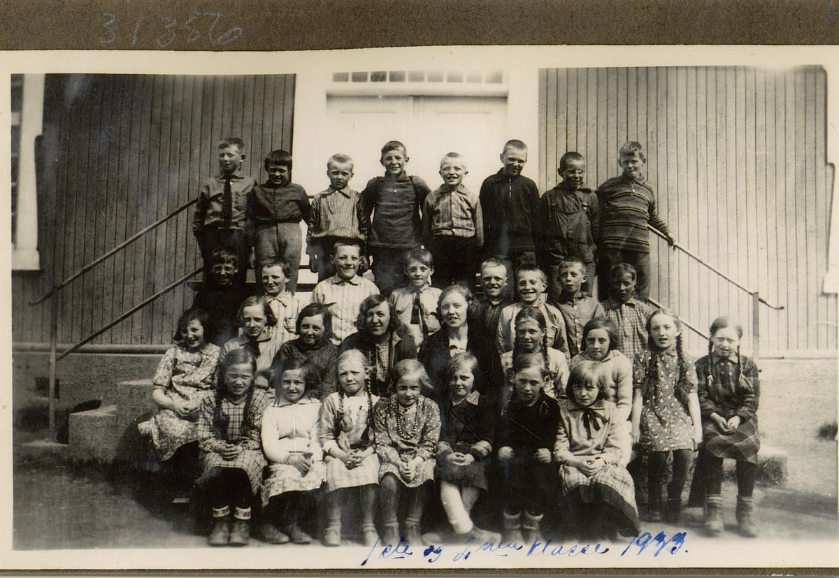 Skoleklasser Dalsbygda skole 1933