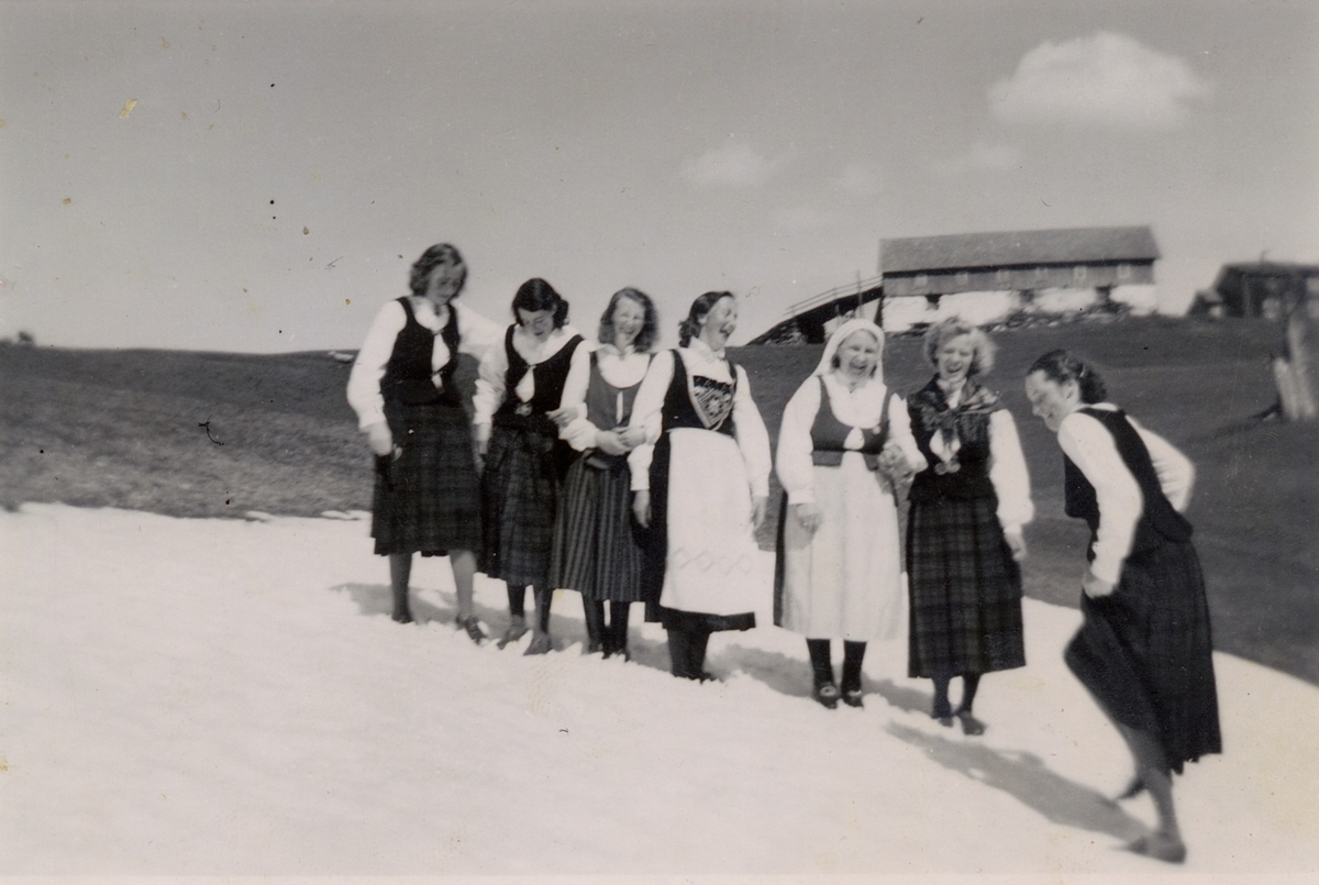 Vevkurs på Vangsgjelten 1949