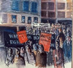 Regent Street 3/4 1976 [Målning]