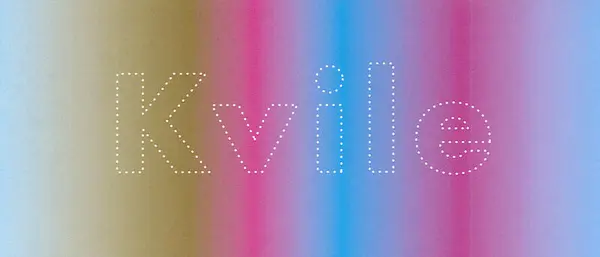 Grafisk navnetrekk for utstillingen "Kvile"