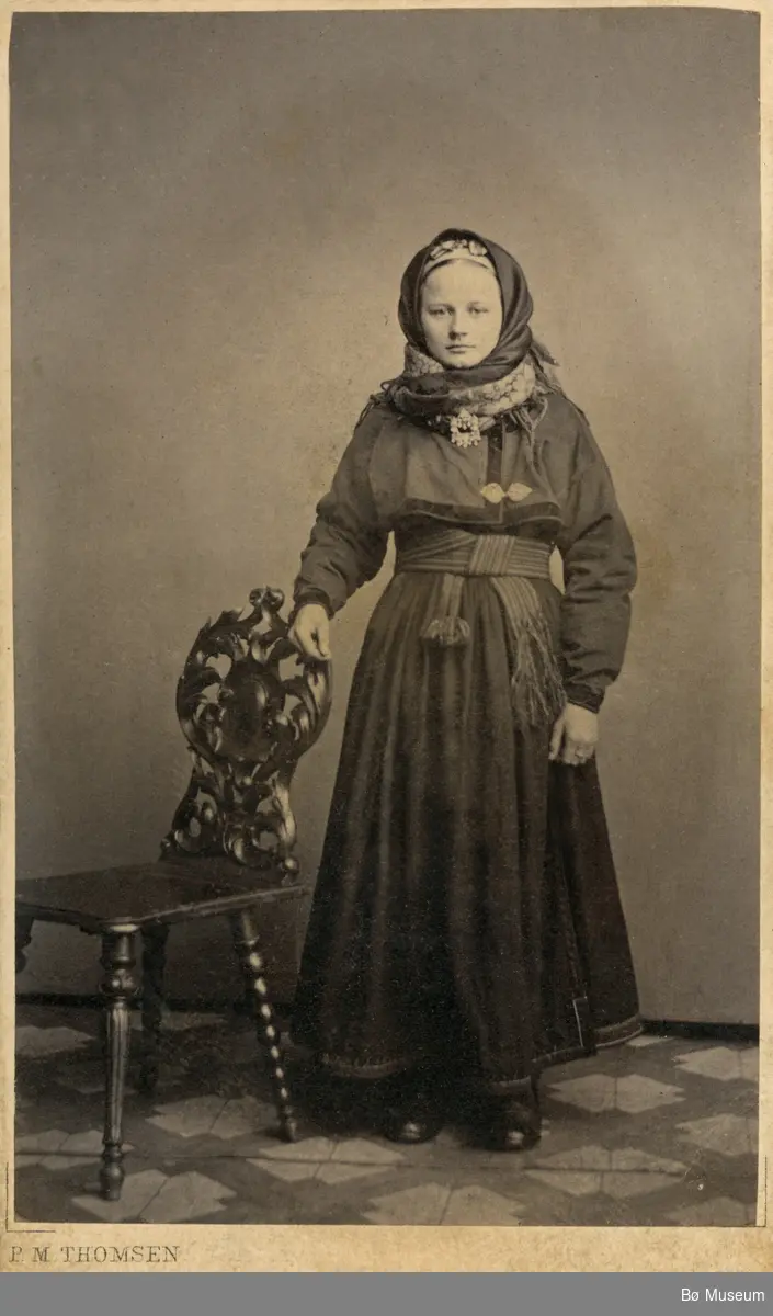 Portrettforo av Bergit Gunnulvsdotter Borgen (1849-1867) 