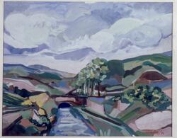 Motiv från Frankrike [Målning]