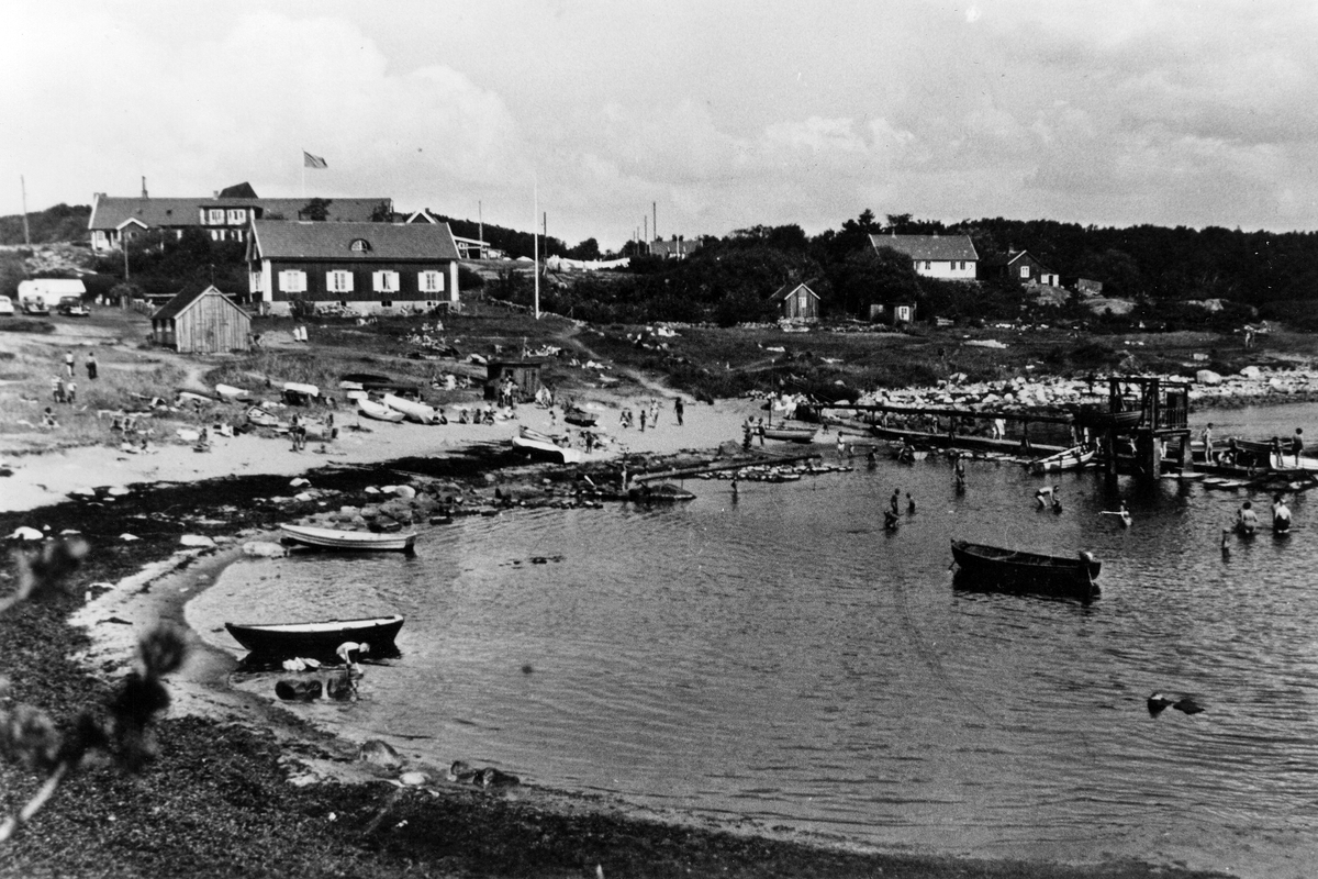 Söndrums sn, Tylösand.
Tjuvahålan, Tältstaden.