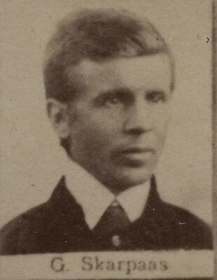 Pukkverksarbeider Karl Gotfred Skarpaas (1851-1933)