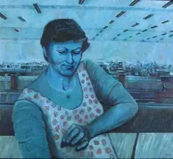 Väverskan [Oljemålning]