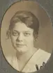 Gerda Malmberg (Gem). Ur album Kurskamrater som delade ljuvt och lett, på Telegrafkursen i Stockholm 1920.