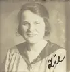 Greta Mattson (Zie). Ur album Kurskamrater som delade ljuvt och lett, på Telegrafkursen i Stockholm 1920.