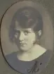 Märtha Olsson (Miw). Ur album Kurskamrater som delade ljuvt och lett, på Telegrafkursen i Stockholm 1920.