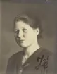 Elsa Smith (zé). Ur album Kurskamrater som delade ljuvt och lett, på Telegrafkursen i Stockholm 1920.