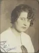 Sigrid Svensson (Bid). Ur album Kurskamrater som delade ljuvt och lett, på Telegrafkursen i Stockholm 1920.