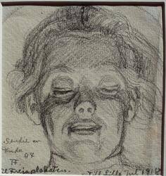 Studie av Frida [Teckning]