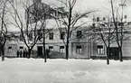 Gamla gästgivaregården vid Kronobergsgatan, Växjö. 1920-tal. Vid den tiden använd som polisstation.