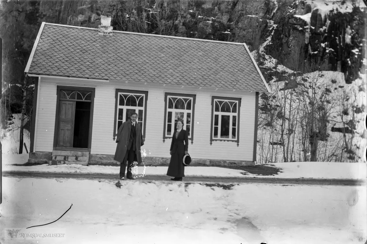 21. Halsa bedehus 21.01.1915..Halsa bedehus som ble oppført i 1908.