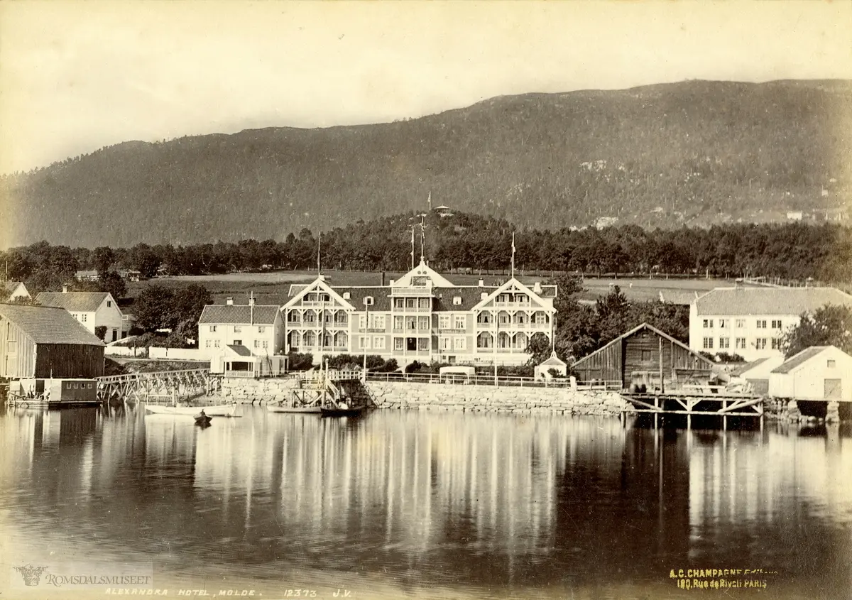 "Alexandra Hotel, Molde. 12373. J. V".