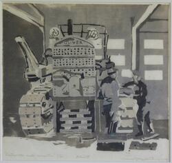 Caterpillar under reparation [Grafik]