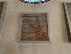 Sittande ängel [Målning]