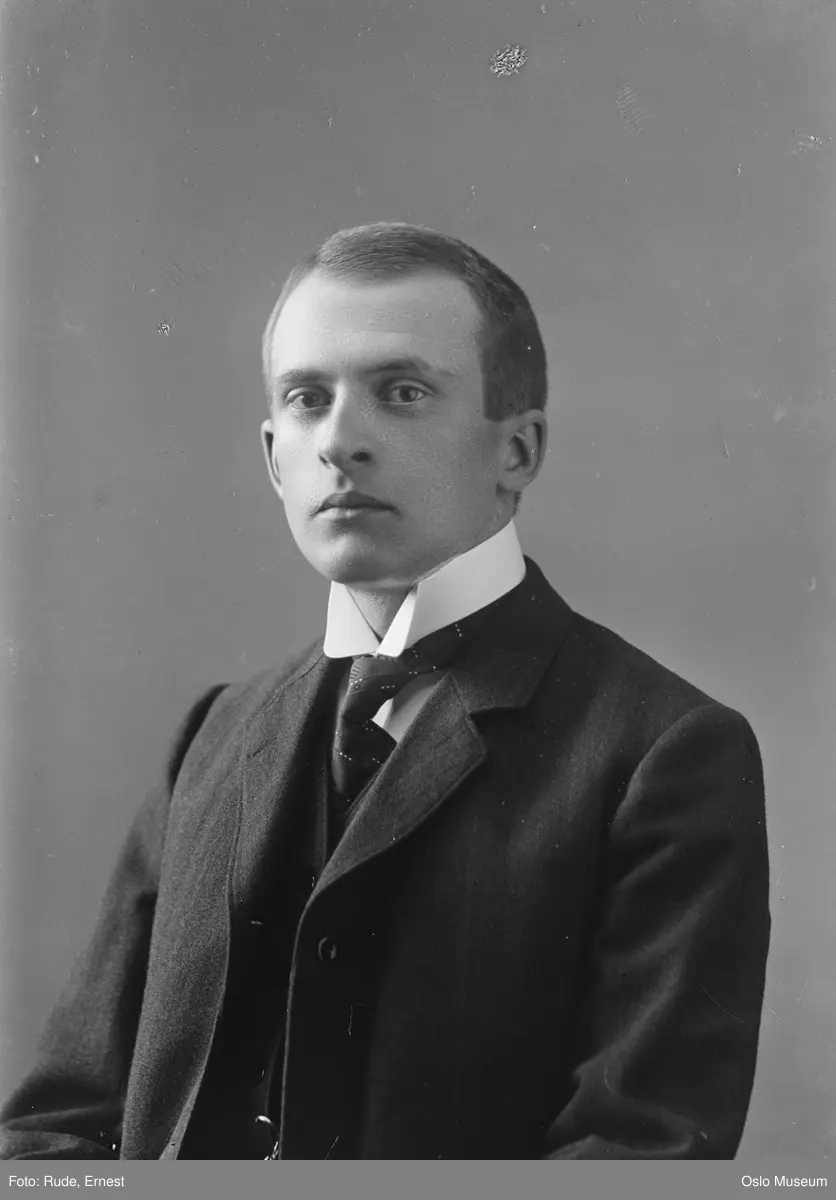 portrett, mann, bankassistent, brystbilde