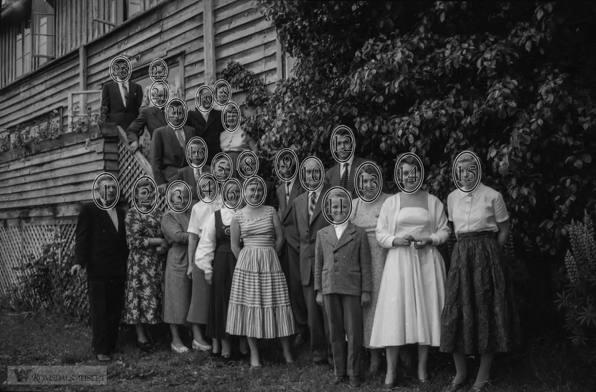 "1957. konfirmasjon Tautra". .Familien Tautra på Kringstad. .Fra konfirmasjonen til Sverre Tautra.