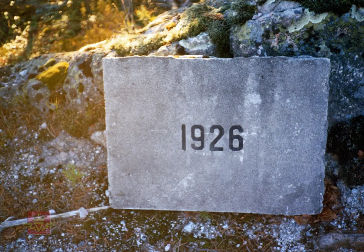 Bruskilt i betong på Nobbesund bro med årstallet 1926. Eldre foto, ukjent fotrograf. Ikke gjenfunnet ved registrering i 2012.  
Stedsnavn: Nobbesund. 
Registrert for Statens vegvesen av Næs Jernverksmuseum i 2012 som del av prosjekt med registrering av milepæler og grensemerker mm.  Se også bildene NVM 09-F-00706, 00711, 00712.