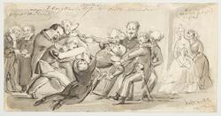 Bröllopsfest [Teckning]