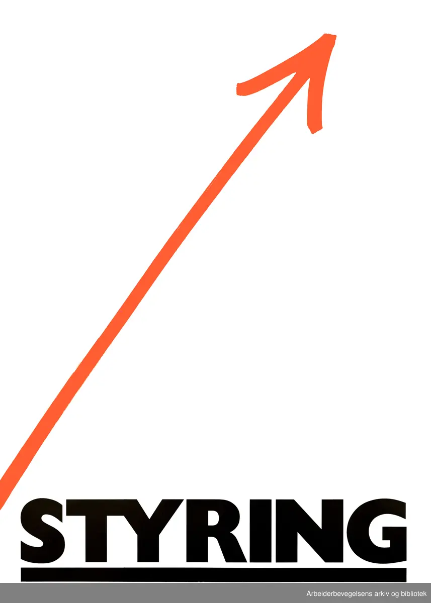 Plakat DNA. Borgerlig styring. Format: 48x33 cm
