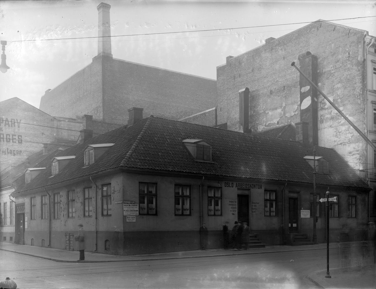 Oslo Arbeidskontor i krysset Store Strandgate og Prindsens gate