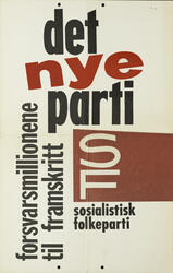 Plakater Sosialistisk Folkeparti